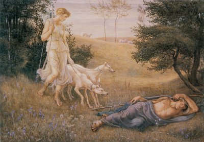 Diana and Endymion by Walter Crane